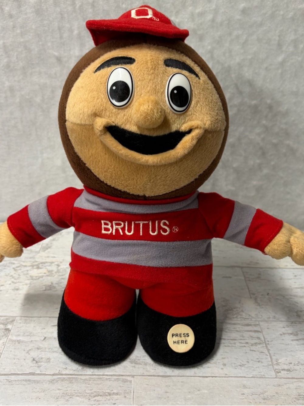 Vintage Ohio State Musical Brutus Buckeye Music Fight Song Team Crossbars WORKS